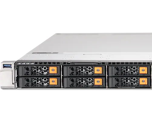 High-performance server hardware setup with NVMe storages
